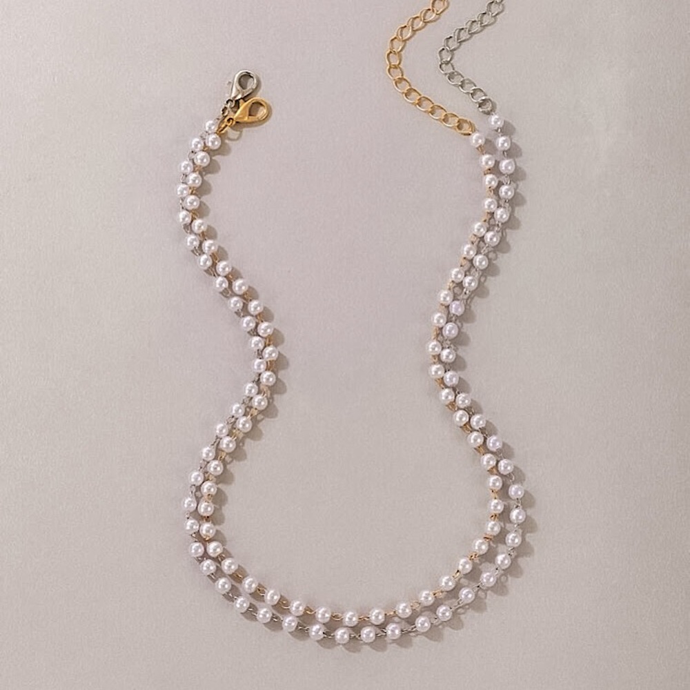 ⚜️𝟯𝟬%𝗢𝗙𝗙 𝗯𝘂𝗻𝗱𝗹𝗲𝘀 𝟯+⚜️ NEW Pearl Delicate String Choker - Picture 6 of 13